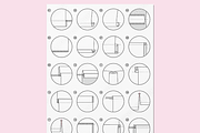Vector Sewing Seams and Finishes Set, an Illustration by HYDNSTUDIO (Thumbnail 4 of 5)