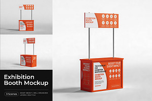Exhibition Booth Mockup, a Product Mockup by Pitchlook.Studio