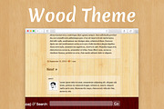 Woody - Tumblr Wood Theme, a Websites & App Template by vladocar (Thumbnail 3 of 4)