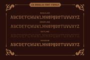 CS Rosalia + Extras, a Font by Craft Supply Co. (Thumbnail 3 of 7)