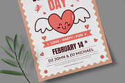 Valentines Day Poster Flyer, a Flyer Template by MightyDesign (Thumbnail 3 of 6)