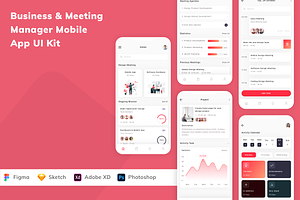 Business & Meeting Manager UI Kit