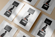 A4 FLYER MOCKUP WITH SHADOW, a Print Template by simuradi (Thumbnail 5 of 5)