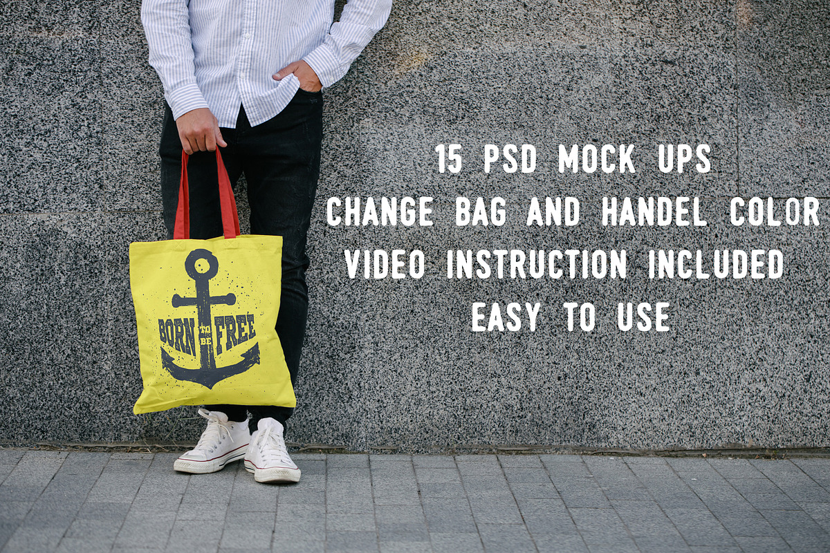 Tote Bag Mock Up Pack, a Product Mockup by Arfis (Photo 2 of 20)