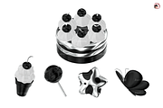 Y2K 3D Black Metallic Collection, an Object Graphic by JaoGam (Thumbnail 4 of 8)