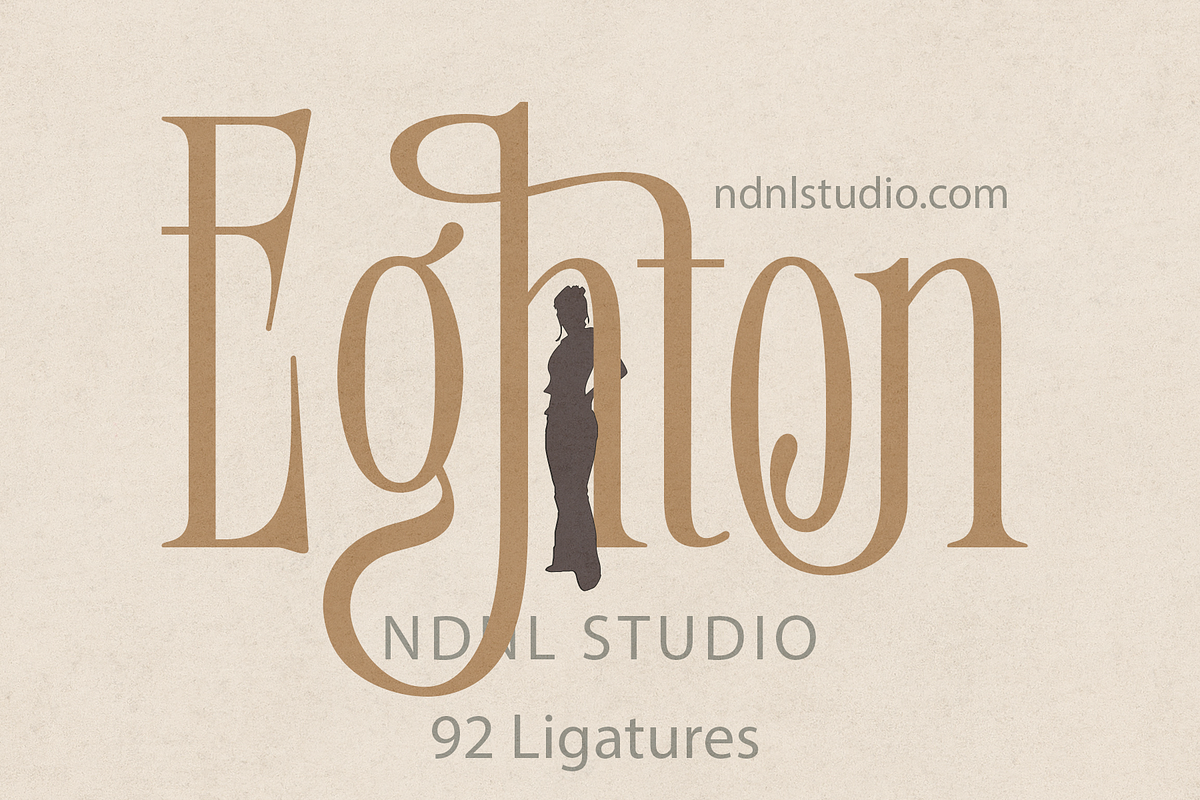 Eghton – Serif Font, a Serif Font by NDNL Studio (Photo 1 of 9)