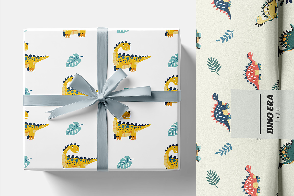 Cartoon Dino Pattern & Clipart, a Graphic by Asya Melkonyan Patterns (Photo 9 of 13)