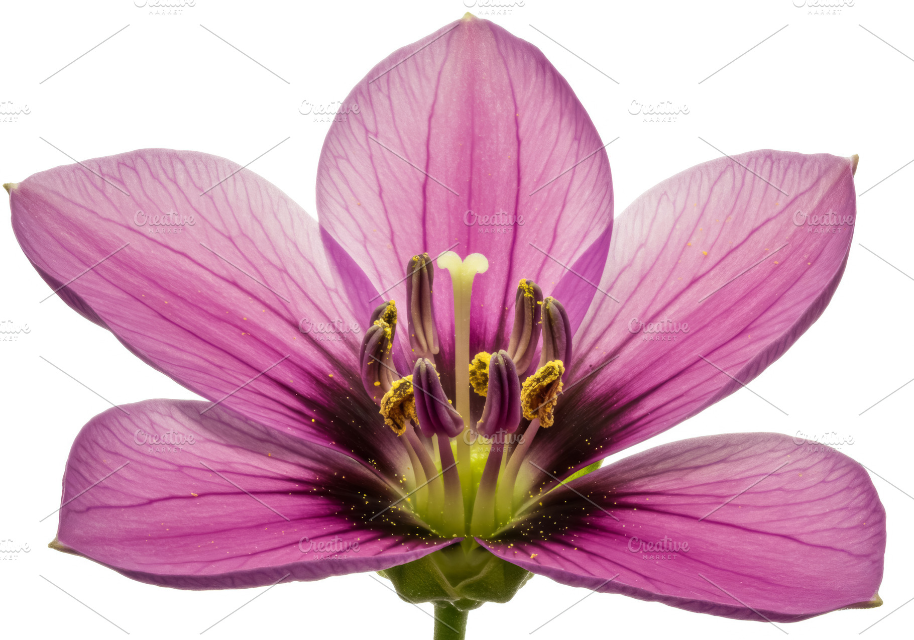 Isolated close-up of a pink flower w, a Nature Photo by professorinc