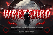 Slavice - Tribal Metal Font, a Blackletter Font by Burntilldead (Thumbnail 10 of 10)