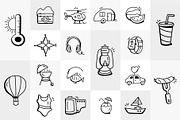 Hand Drawn Travel Icons, an Outline Icon by Brickclay (Thumbnail 2 of 8)