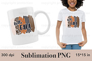 Hello Fall Sublimation PNG, a Seasonal Illustration by GlamArtZhanna (Thumbnail 2 of 3)