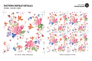 Floral pattern design, spring senses, a Pattern Graphic by VOVU Studio (Thumbnail 8 of 10)