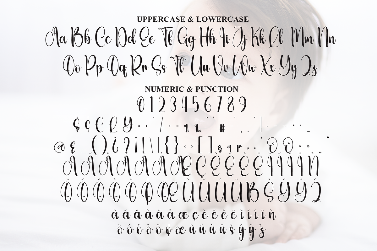 Babyish | Script Font, a Handwritten Font by Scratchones (Photo 7 of 9)
