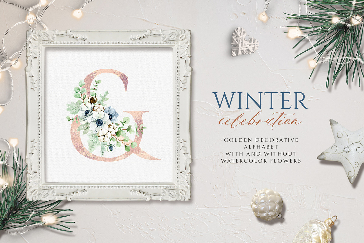 Winter celebration - watercolor set, an Animal Illustration by long summer (Photo 6 of 19)