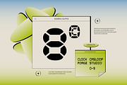 Clock Forge - Speed Meter Font, a Sans Serif Font by Casloop Studio (Thumbnail 6 of 9)