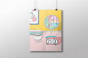 Waking up early in the morning, a Healthcare Illustration by Good Studio (Thumbnail 2 of 3)