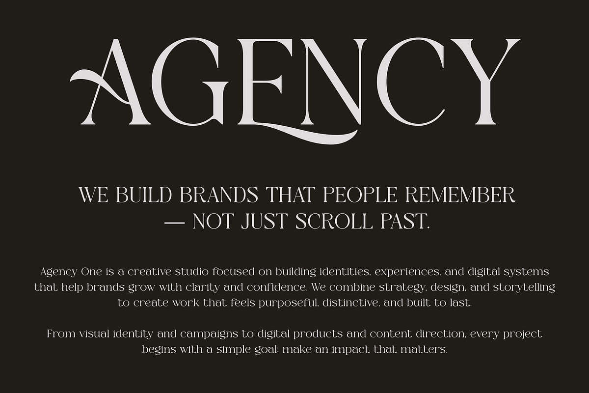 Bergola - Elegant Serif Display Font, a Serif Font by Muflieart (Photo 4 of 10)