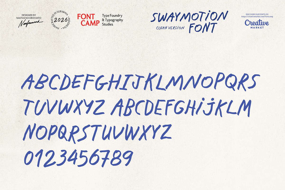 Swaymotion Font, a Handwritten Font by Fontcamp Type Foundry (Photo 3 of 17)