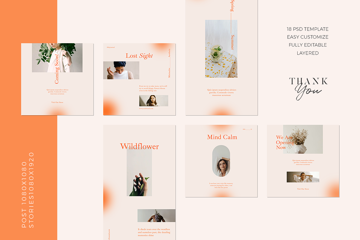 Agacia - Instagram Stories & Post, a Social Media Template by Creatchees.std (Photo 4 of 4)