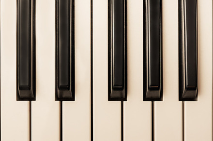 Piano Keyboard One Octave