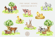 Farm Animals and Birds Clipart, an Animal Illustration by AnitaPol (Thumbnail 4 of 19)