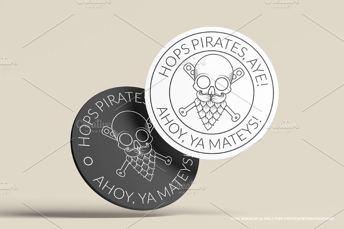 Beer symbol logo label design, a Branding & Logo Template by MuzaInspires (Photo 3 of 4)