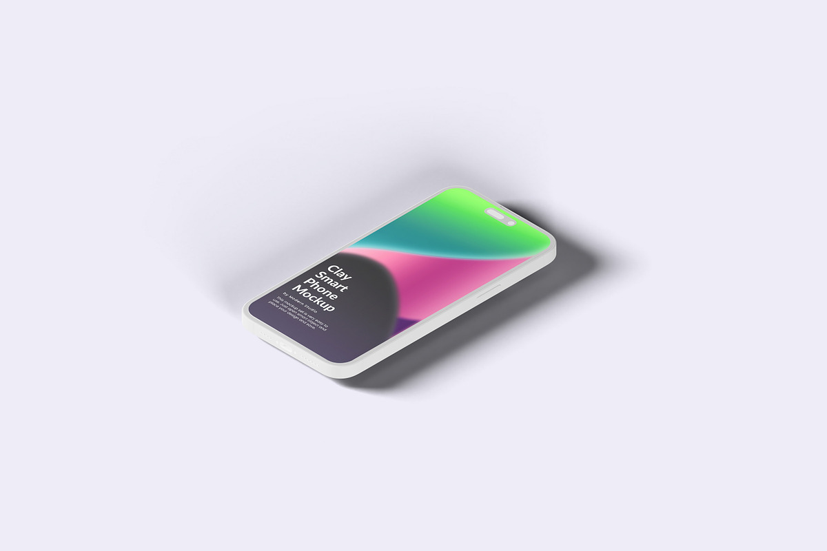 Clay iPhone 14 Pro Mockup - 18 Scene, an iPhone Mockup by Modern Studio (Photo 11 of 22)