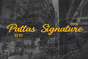 Pattas Signature - Elegant Script, a Handwritten Font by Grappict.com (Thumbnail 1 of 4)
