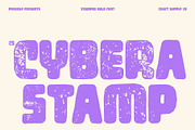 CS Cybera Stamp, a Sans Serif Font by Craft Supply Co. (Thumbnail 1 of 8)