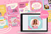 Social Media Posts Canva Templates, a Social Media Template by TemplateCastleStore (Thumbnail 4 of 10)