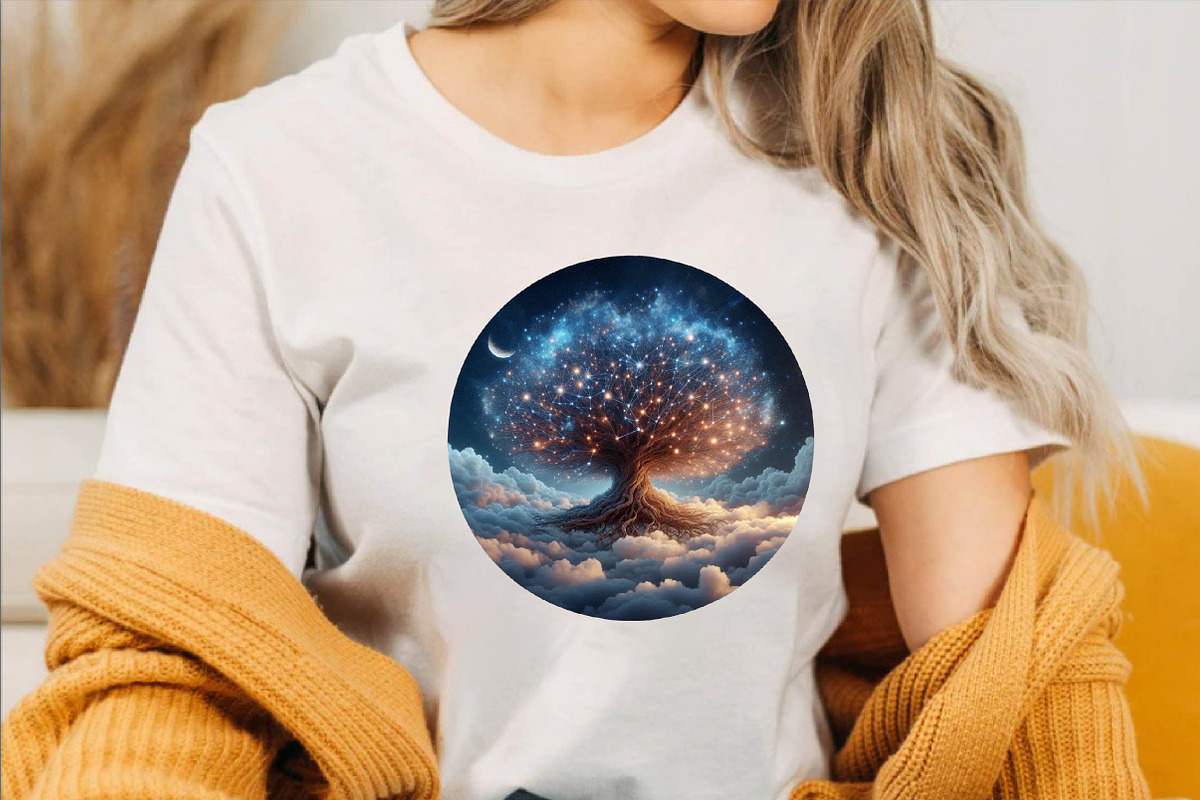 Dreaming tree Sublimation Clipart Bu, an Illustration by SVGArt (Photo 5 of 8)