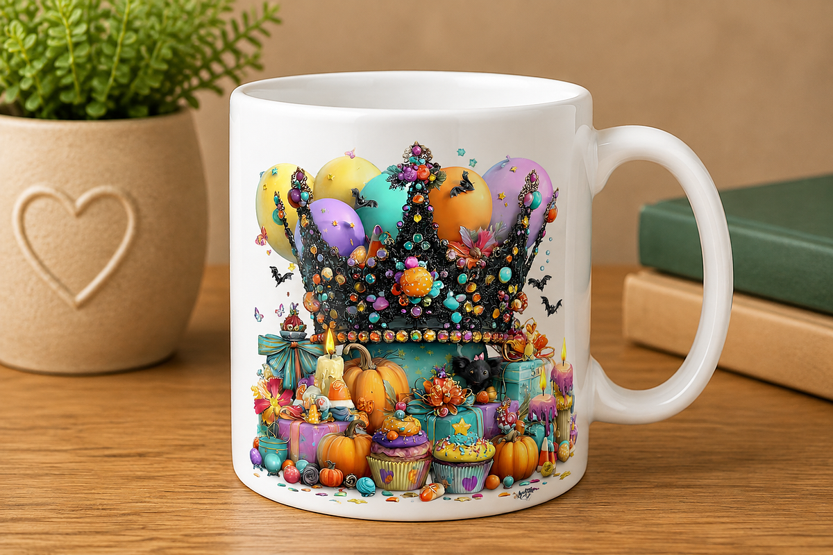 Halloween Birthday Party Clipart, a Seasonal Illustration by CreationArt (Photo 6 of 7)