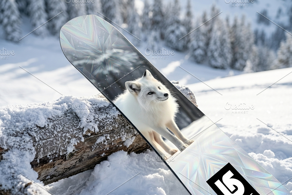 Arctic Fox in Winter Snow Photo, an Animal Photo by Aura Canyon HQ (Photo 6 of 6)