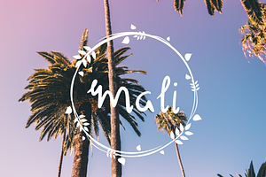 Mali - Handwritten Script Font