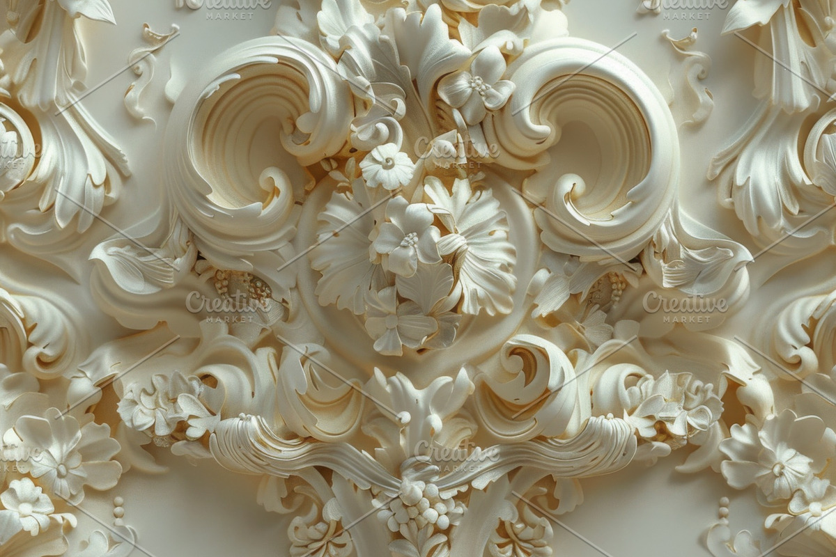 62 Rococo patterns, an Architecture Photo by Handmadefont (Photo 21 of 65)