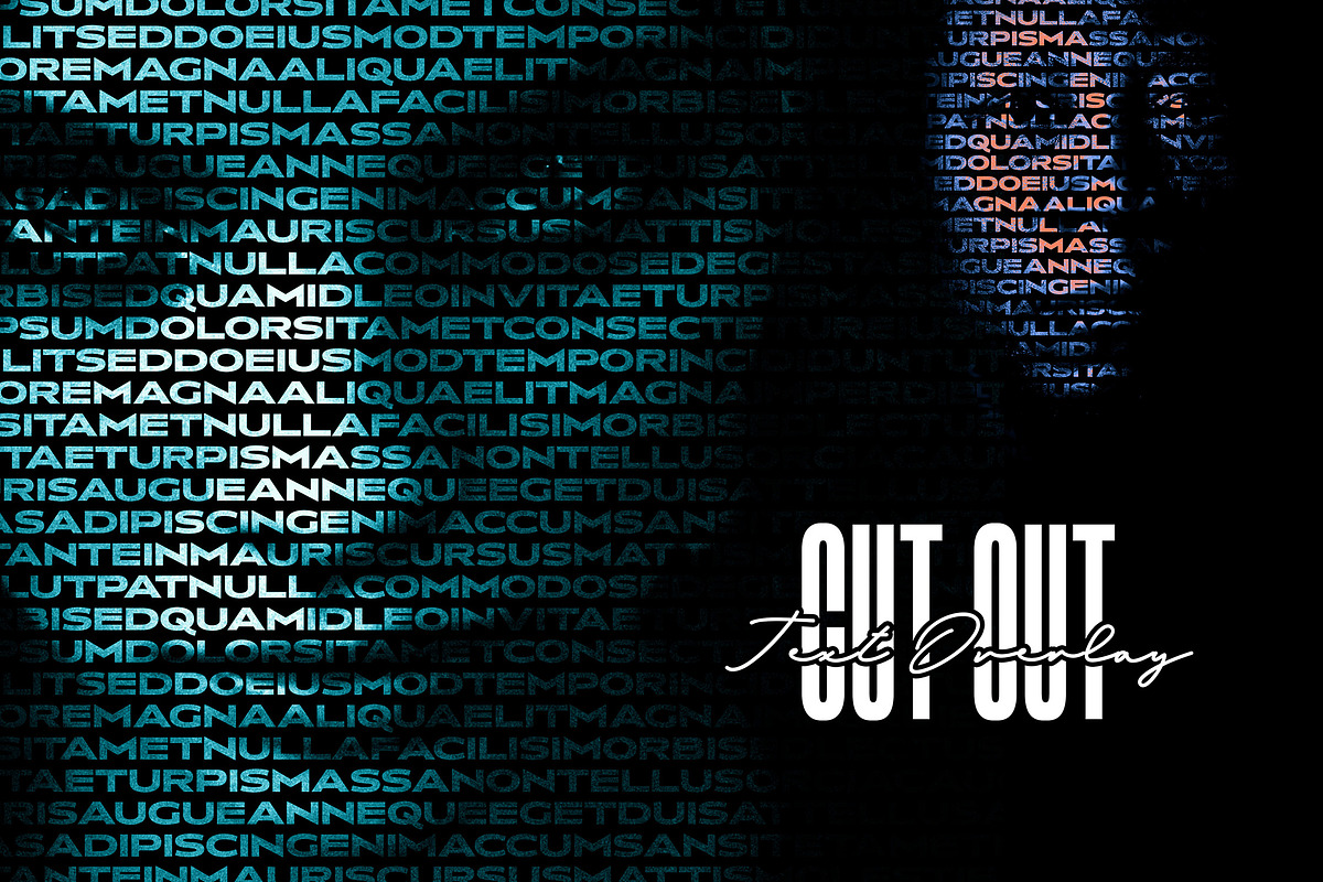 Cut Out Text Effect, a Layer Style Add-On by Design Squad (Photo 1 of 5)