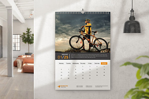 2025 Wall Calendar Design, a Stationery Template by Sofir Nayeem