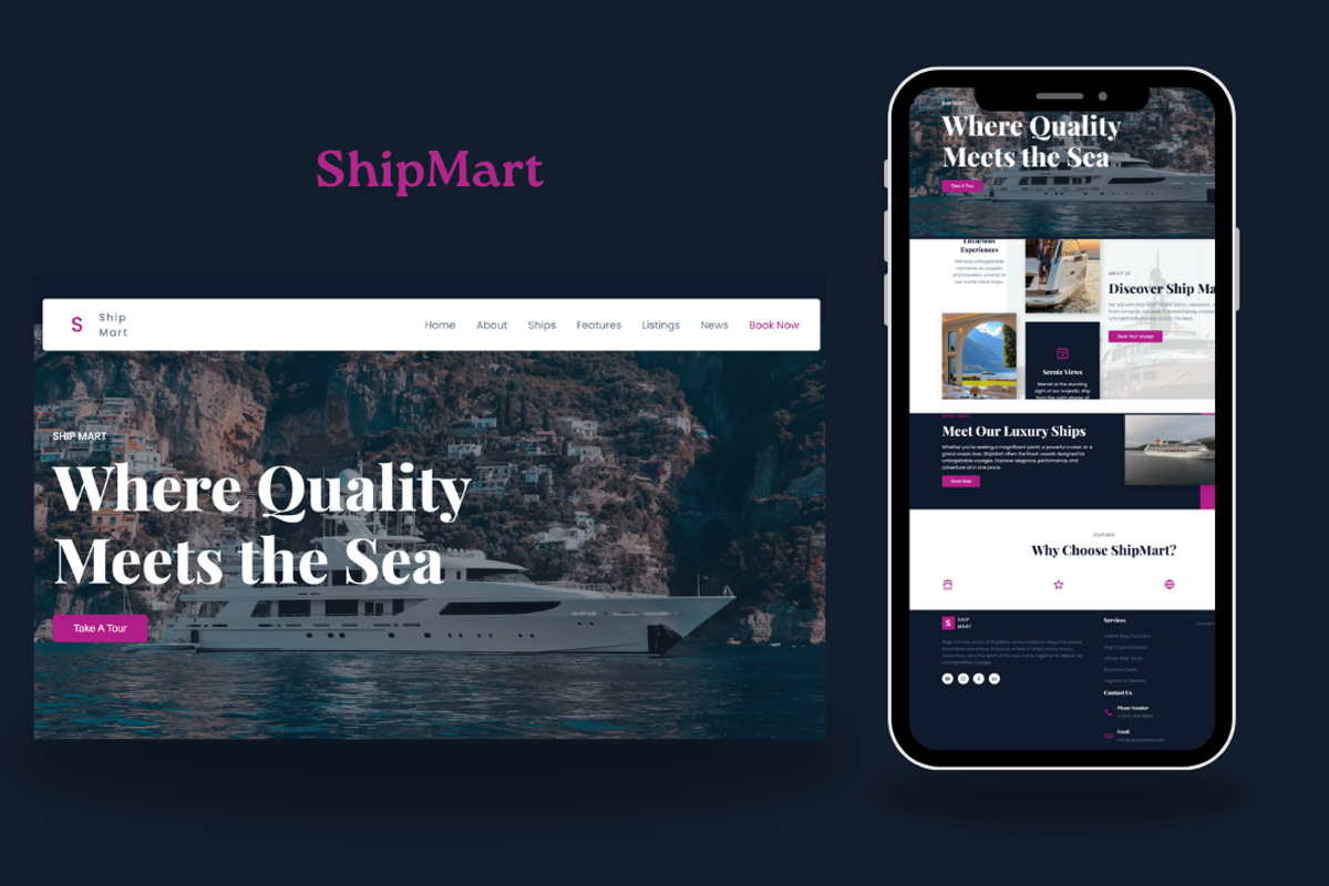 ShipMart-Modern Shipping  Template, a Landing Page Template by NomaTemplates (Photo 2 of 16)