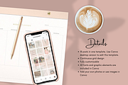 18 Post Instagram Puzzle Template, a Social Media Template by Tegefeldt Design (Thumbnail 2 of 6)