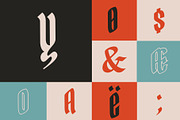 Yerington Typeface, a Blackletter Font by Emyself Design (Thumbnail 10 of 12)