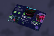 Gaming Store - Trifold Brochure, a Brochure Template by VUNIRA (Thumbnail 2 of 3)