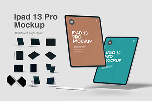 Ipad 13 Pro Mockup, an iPad Mockup by graphiccrew