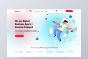 Mega UI Website Template Bundle, a Landing Page Template by DesignsLab (Thumbnail 22 of 22)