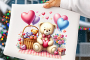 Valentines Basket Clipart Bundle, an Illustration by SinaCreation (Thumbnail 10 of 11)