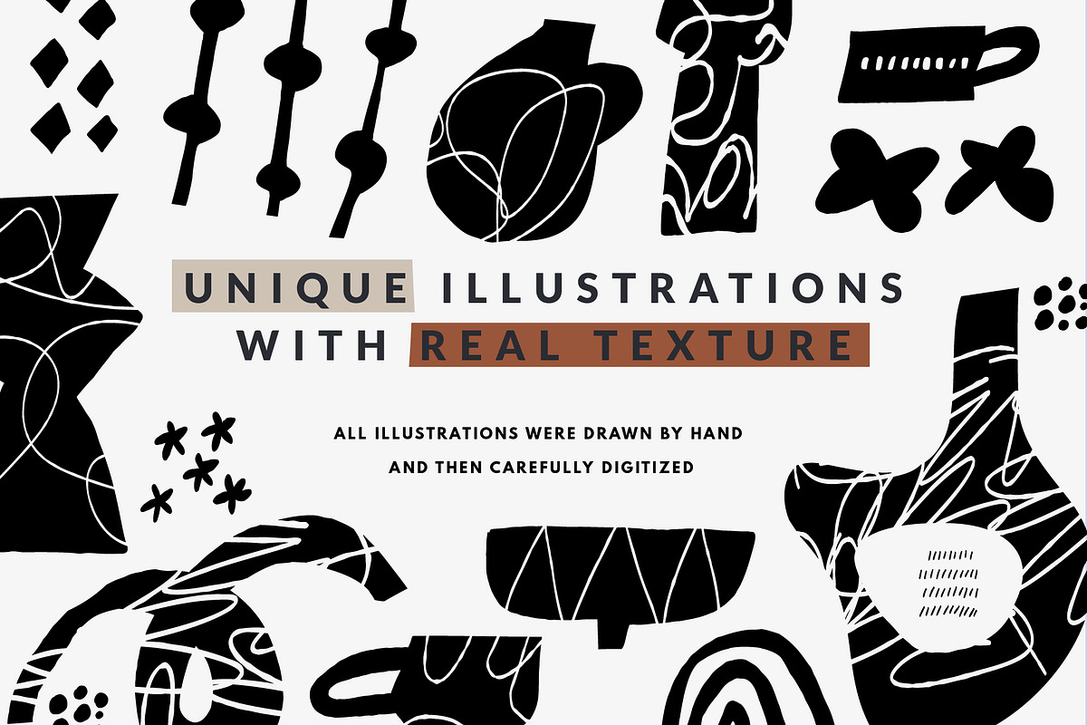 POTTERY SHAPES | HAND DRAWN CLIPART, a Decorative Illustration by Favete Art (Photo 2 of 23)