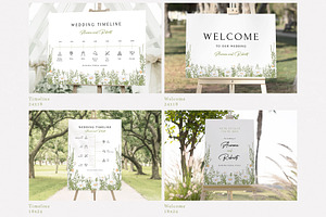 Wildflower Wedding Invitation Canva