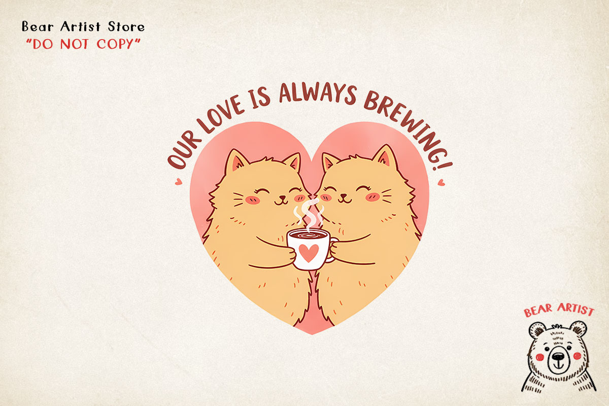 Valentine Cat PNG Bundle, a Graphic by GlitterCraft (Photo 2 of 101)
