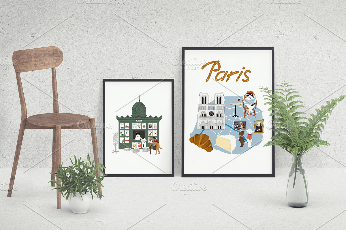 Paris - Illustrations and Objects, a Food Illustration by Biso Studio (Photo 10 of 12)