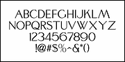 Nouveau Heading JNL, a Font by Jeff Levine Fonts (Thumbnail 3 of 5)