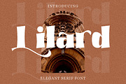 Lilard - Elegant Serif Font, a Serif Font by PutraCetol Studio (Thumbnail 1 of 11)